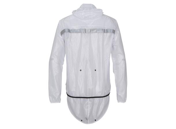 FIBRA Elite Bike Rain Jacket Hvit S Regnjakke for syklister 