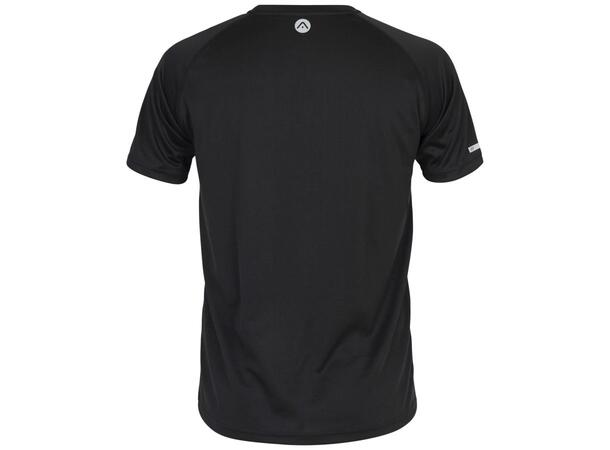 FIBRA Sync Logo Tee Sort 4XL Lett komfortabel T-skjorte 