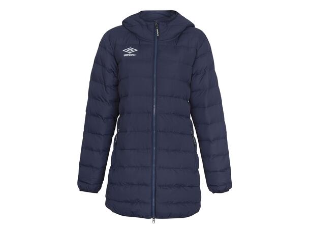 UMBRO Alex Padded Jacket W Marine S Vattert jakke i dame størrelse 