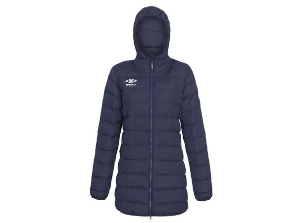 UMBRO Alex Padded Jacket W Marine S Vattert jakke i dame størrelse 