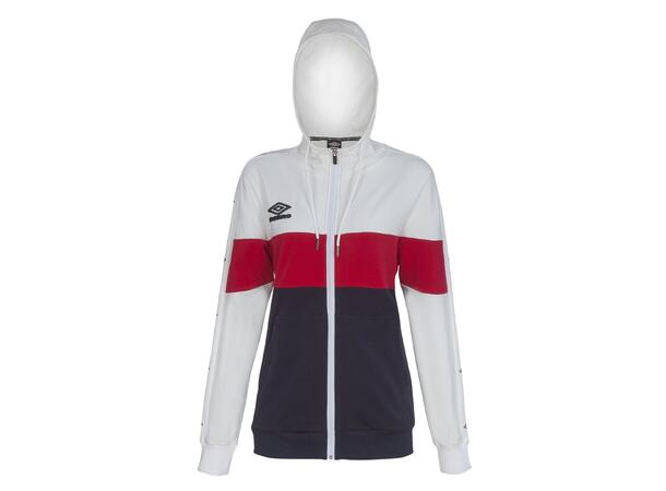 UMBRO Core X Hood Jacket W Hvit 34 Hettejakke i bomull 