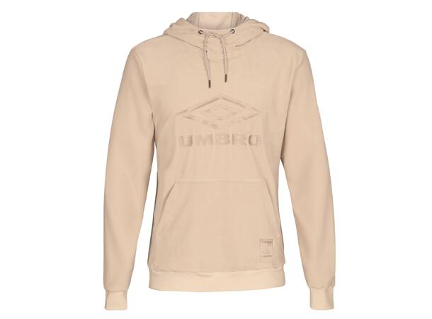UMBRO History Velvet Hood Sand XS Hettegenser i myk kvalitet. 