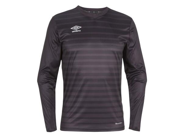 UMBRO Sublime LS Jersey Sort 3XL Langermet sublimert spillertrøye 