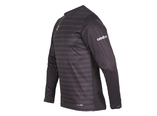 UMBRO Sublime LS Jersey Sort 3XL Langermet sublimert spillertrøye 