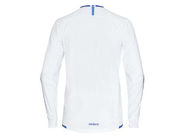 UMBRO UX Elite LS Jsy j Hvit/Blå 128 Flott langermet spillertrøye 