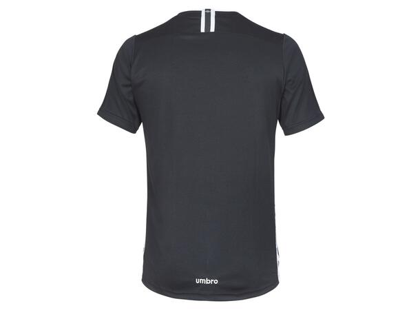 UMBRO UX Elite Trn Tee Sort/Hvit XS Teknisk trenings t-skjorte 