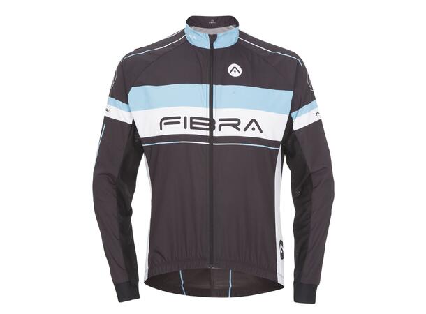 FIBRA Elite Bike Wind Jacket Sort S Vindtett sykkeljakke 