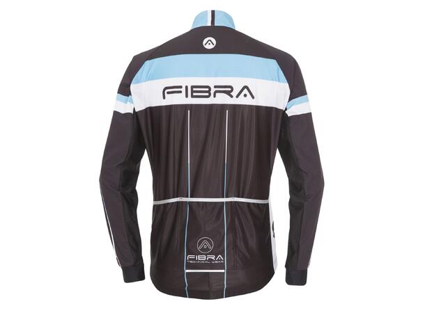 FIBRA Elite Bike Wind Jacket Sort S Vindtett sykkeljakke 