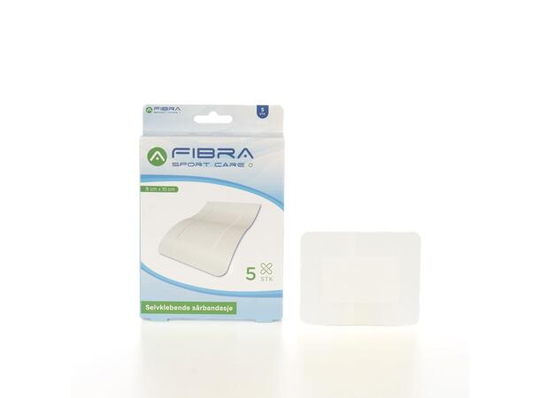 FIBRA Plaster 8x10cm Sterile Pad 5pk Adhesive Wound Dressing Non-woven 8x10cm 