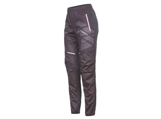 FIBRA Sync Hybrid Pant W Sort XS Praktisk vindtett bukse med stretch 