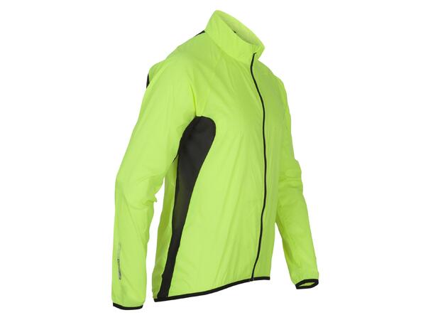 FIBRA Xtrm Wind Pack Jacket Neongul S Vind og vanntett jakke 