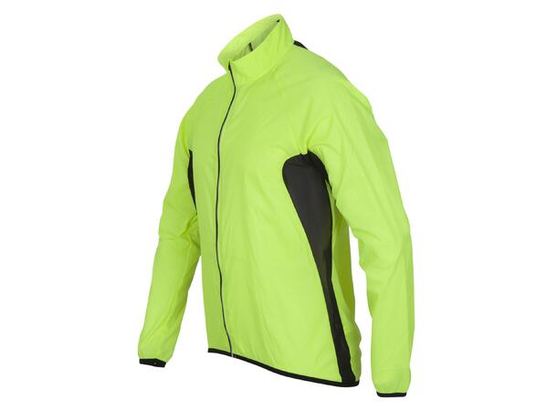 FIBRA Xtrm Wind Pack Jacket Neongul S Vind og vanntett jakke 