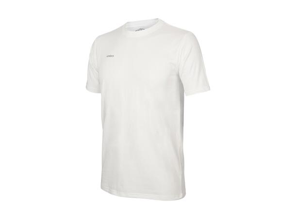 UMBRO Core Cotton Stretch Tee Hvit XS Rundhalset t-skjorte 