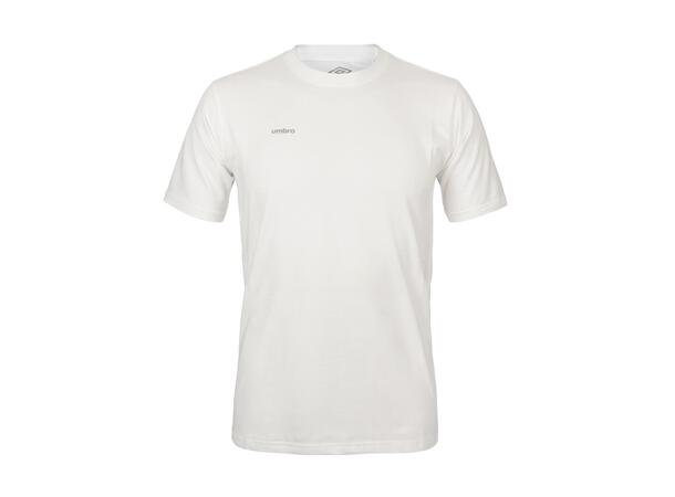 UMBRO Core Cotton Stretch Tee Hvit XS Rundhalset t-skjorte 