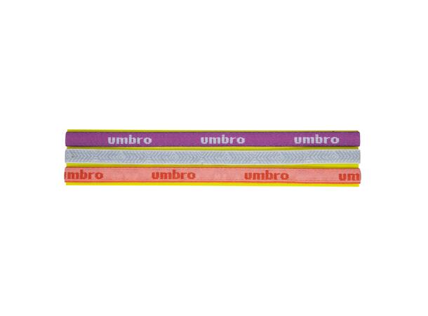 UMBRO Core Hair Band 3 pk Coral 0 Pakke med 3 elastiske hårbånd 