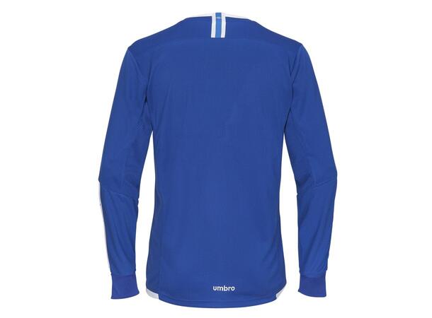 UMBRO UX Elite LS Jsy j Blå/Hvit 128 Flott langermet spillertrøye 