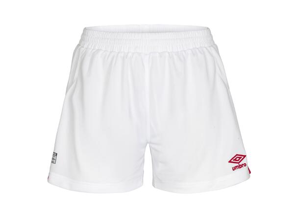 UMBRO UX Elite Shorts W Hvit/Rød 34 Flott spillershorts 
