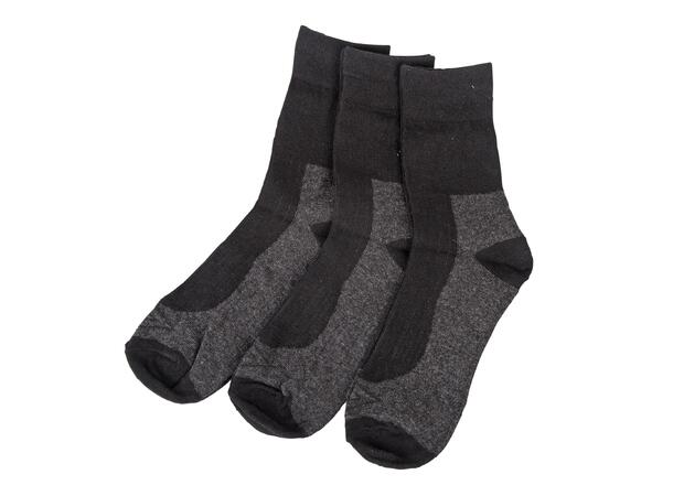 UMBRO Wool sock 3 pk Sort 40-43 3 pck Strømper i ull- kvalitet. 