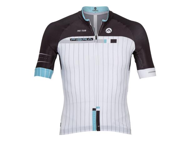 FIBRA Pro Bike SS Jersey Hvit S Tettsittende sykkeltrøye 