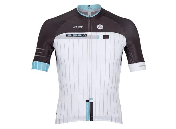 FIBRA Pro Bike SS Jersey Hvit S Tettsittende sykkeltrøye 