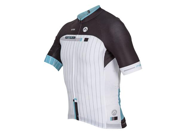FIBRA Pro Bike SS Jersey Hvit S Tettsittende sykkeltrøye 