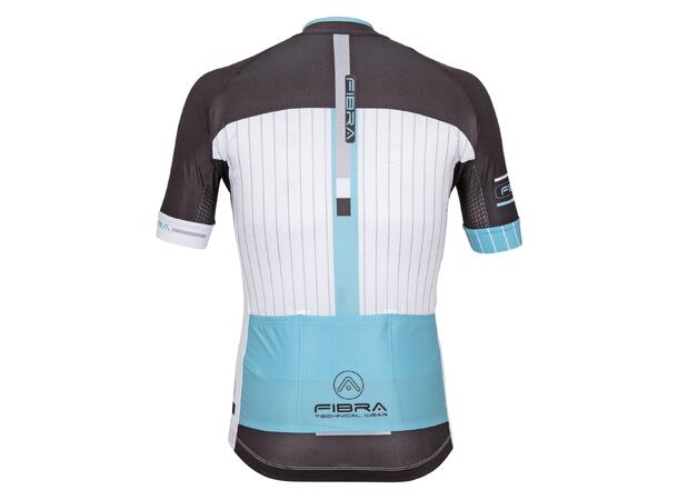 FIBRA Pro Bike SS Jersey Hvit S Tettsittende sykkeltrøye 