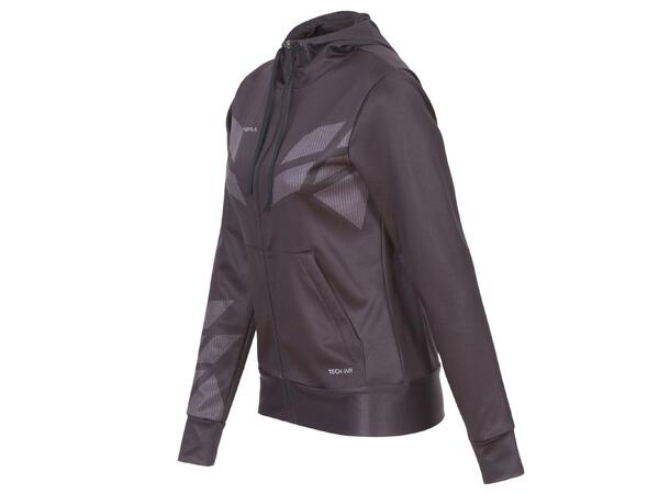 FIBRA Sync Hood Zip W Sort XS Hettejakke med børstet innside 