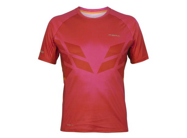 FIBRA Sync Tee Rød S Lett komfortabel T-skjorte 