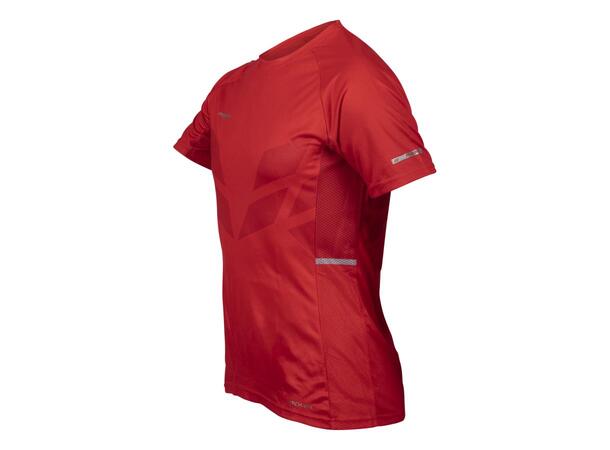 FIBRA Sync Tee Rød S Lett komfortabel T-skjorte 