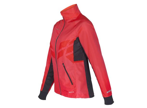FIBRA Sync Trn Jacket Warm W Rød XS Fôret vindtett damejakke 