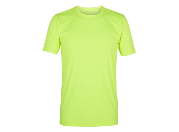 ST Promo Tech Tee Neongul S Polyester t-skjorte uten logo 