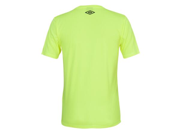UMBRO Core Poly Tee jr Neongul 116 Enkel, tekniske polyestertrøye 