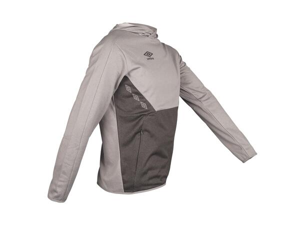 UMBRO Core Tech Hoodie Gråmelert XS Hettegenser i resirkulert polyester 