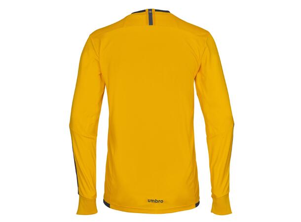 UMBRO UX Elite LS Jsy Gul/Sort M Flott langermet spillertrøye 