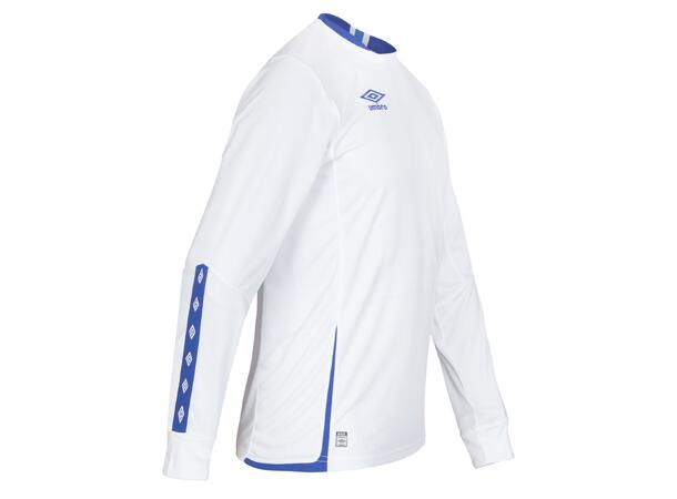 UMBRO UX Elite LS Jsy Hvit/Blå XS Flott langermet spillertrøye 