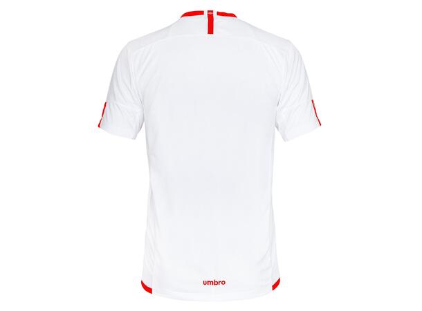 UMBRO UX Elite SS Jsy Hvit/Rød L Flott kortermet spillertrøye 
