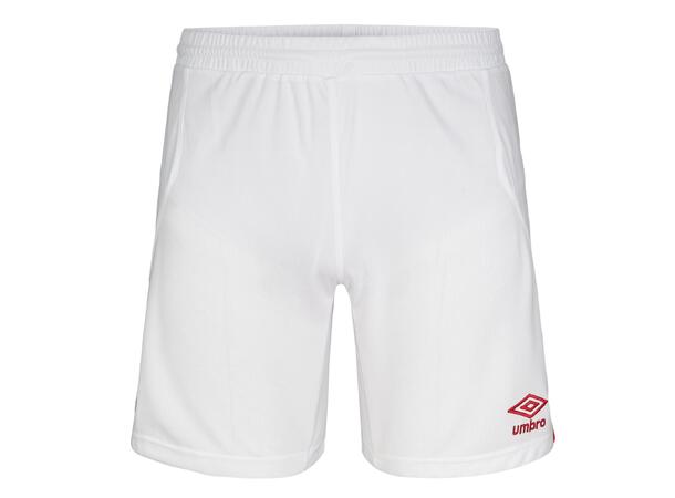 UMBRO UX Elite Shorts jr Hvit/Rød 128 Flott spillershorts 