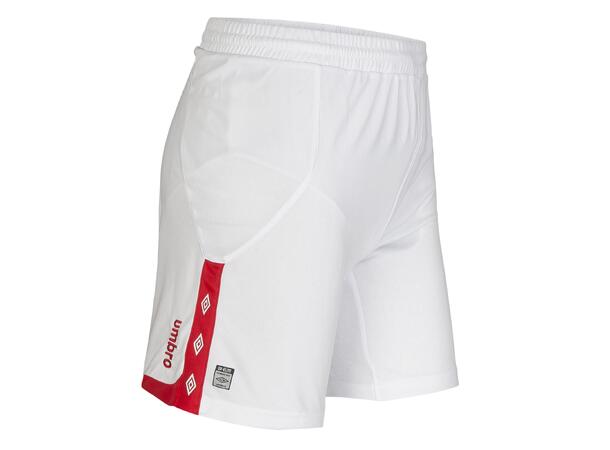 UMBRO UX Elite Shorts jr Hvit/Rød 128 Flott spillershorts 