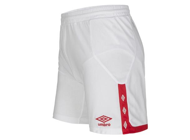 UMBRO UX Elite Shorts jr Hvit/Rød 128 Flott spillershorts 